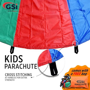 Bambini in poliestere <span class=keywords><strong>arcobaleno</strong></span> paracadute giocattolo <span class=keywords><strong>tenda</strong></span> per la ginnastica gioco cooperativo e attività di parco giochi all'aperto - Product Image 3
