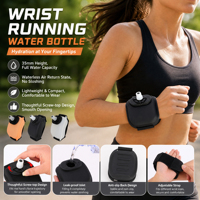 Botella de Agua Deportiva de Silicona, Portátil, para Montar en el Brazo, para Ciclismo, Running y Ejercicio al Aire Libre