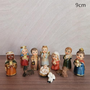 Nuevo Diseño de Resina PVC en Blister, Bonito Mini Pesebre Navideño para Decoración del Hogar, Hecho en China - Product Image 5