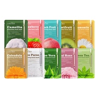 Privélabel plantaardig vochtinbrengend, poriënverfijnend, diep reinigend gezichtsmasker met camelia & aardbei voor alle huidtypen