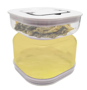 Pot de stockage en gros pour ail, cornichons et kimchi, avec fourchette, distributeur sec/humide, récipient de fermentation hermétique pour aliments de cuisine - Product Image 2