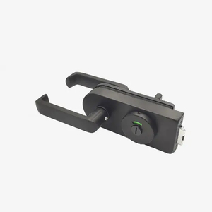 Nhà vệ sinh khóa cửa với dấu hiệu phòng tắm Glass ổ khóa với xử lý Key - Product Image 4