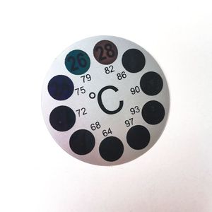 Autocollant de thermomètre d'<span class=keywords><strong>aquarium</strong></span> de bande de thermomètre de <span class=keywords><strong>brassage</strong></span> adhésif d'usine pour le thermomètre numérique portatif de Patch d'affichage à cristaux liquides de réservoir de poissons - Product Image 6