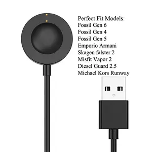 For Fossil Gen 5 Watch Charger for Fossil Gen 6 Charger Magnetic Charging Base For Fossil Gen 4 Charging Cable