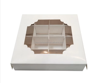 Vente en gros Boîte de chocolat de luxe Boîte d'emballage cadeau élégante avec séparateurs Boîte de gâteau sucré de mariage personnalisable