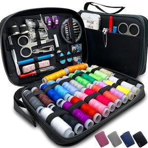 Kit de couture portable en cuir DIY – Ensemble aiguille et fil de qualité supérieure pour réparations d'urgence - Product Image 1