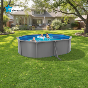 Kit de filtration optionnel Starmatrix, couverture solaire, revêtement résistant aux UV, panneau métallique pour <span class=keywords><strong>piscine</strong></span> 1,2 m/1,3 m - Product Image 1