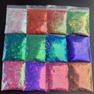 20G Túi Polyester Mỹ Phẩm Tắc Kè Hoa Long Lanh Màu Sắc Thay Đổi Long Lanh Bột Cho Hàng Thủ Công Giáng Sinh Trang Trí - Product Image 4