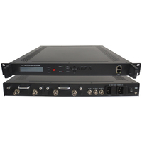 CATV DVB H264 Mpeg2 4-Ch Encodeur vidéo IP Sortie ASI pour tête de réseau numérique pour HD SDI Compatible pour la diffusion IPTV Radio TV