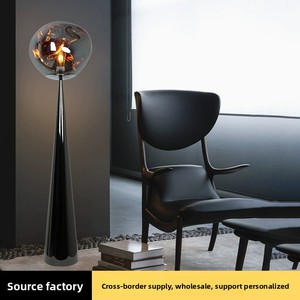 Lampe de sol en verre de lave volcanique nordique <span class=keywords><strong>design</strong></span>, lampe d'ambiance créative de luxe pour salon, hauteur réglable pour le côté du canapé - Product Image 2