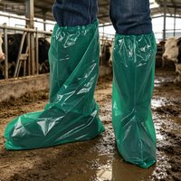 Protège-chaussures de ferme à usage unique, antidérapants et imperméables, adaptés aux visites vétérinaires à domicile et aux déplacements en ferme