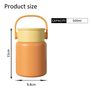 Thermos per Alimenti Houroffer a Doppia Parete con Isolamento Sottovuoto 500ml con Logo Personalizzato Pentola per Zuppa in Acciaio Inox per Regalo Aziendale - Product Image 3