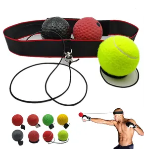 Großhandel Boxing Reflex Ball mit Stirnband für Reaktions geschwindigkeit strain ing Boxing Punch Reaction Speed Boxing Reflex Ball