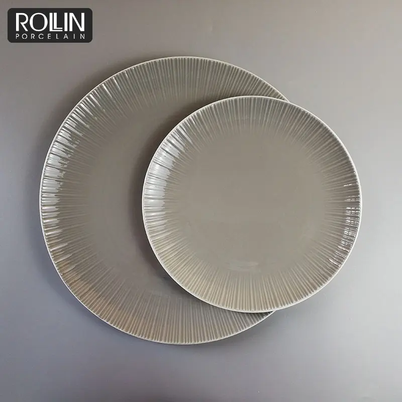 Assiette de bol en céramique de porcelaine, bol européen en porcelaine, os fin, soucoupe de plat en porcelaine, assiette à savon pour Restaurant d'hôtel