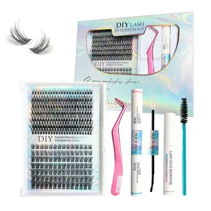 280 Cluster Wimperbinding En Afdichting Make-Up Tools Mix Diy Wimper Extention Natuurlijke Cluster Wimpers Individuele Gesegmenteerde Wimpers Kits