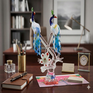 Cúpula de Vidrio Soplado a Mano con Temática Animal, Decoración para el Hogar para Navidad, Día de los Inocentes y Año Nuevo Chino - Product Image 4