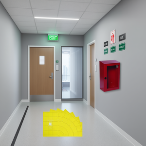 Cassette de Vidrio de Seguridad Contra Incendios Ttake Safe Window, 290 x 500 mm, Placa Amarilla Rompible - Product Image 2
