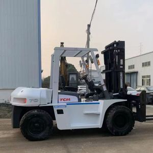 Montacargas Diésel Usado de Segunda Mano <span class=keywords><strong>TCM</strong></span> Original de Japón de 7 Toneladas con Repuestos en Venta - Product Image 2