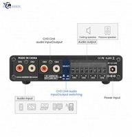 4 Kanal 5.0 BT Stereo Mini HIFI Amfi 50W 4 Kanal Ev Sinema Hoparlörü Mini Ses Amfisi