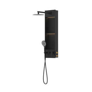 <span class=keywords><strong>Douche</strong></span> de niche encastrée à double couche directe d'usine avec système d'équilibre de vanne en laiton et boîte étanche - Product Image 2