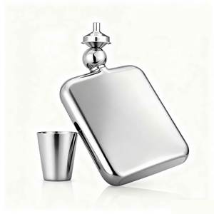 Oferta Especial: Botella de Vino Personalizable, Botella de Whisky Portátil de Bolsillo para Exteriores, Frasco de Acero Inoxidable de 6oz - Product Image 1