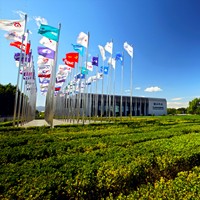 Usine chinoise Offre Spéciale Prix bon marché Drapeau national extérieur en polyester de style américain