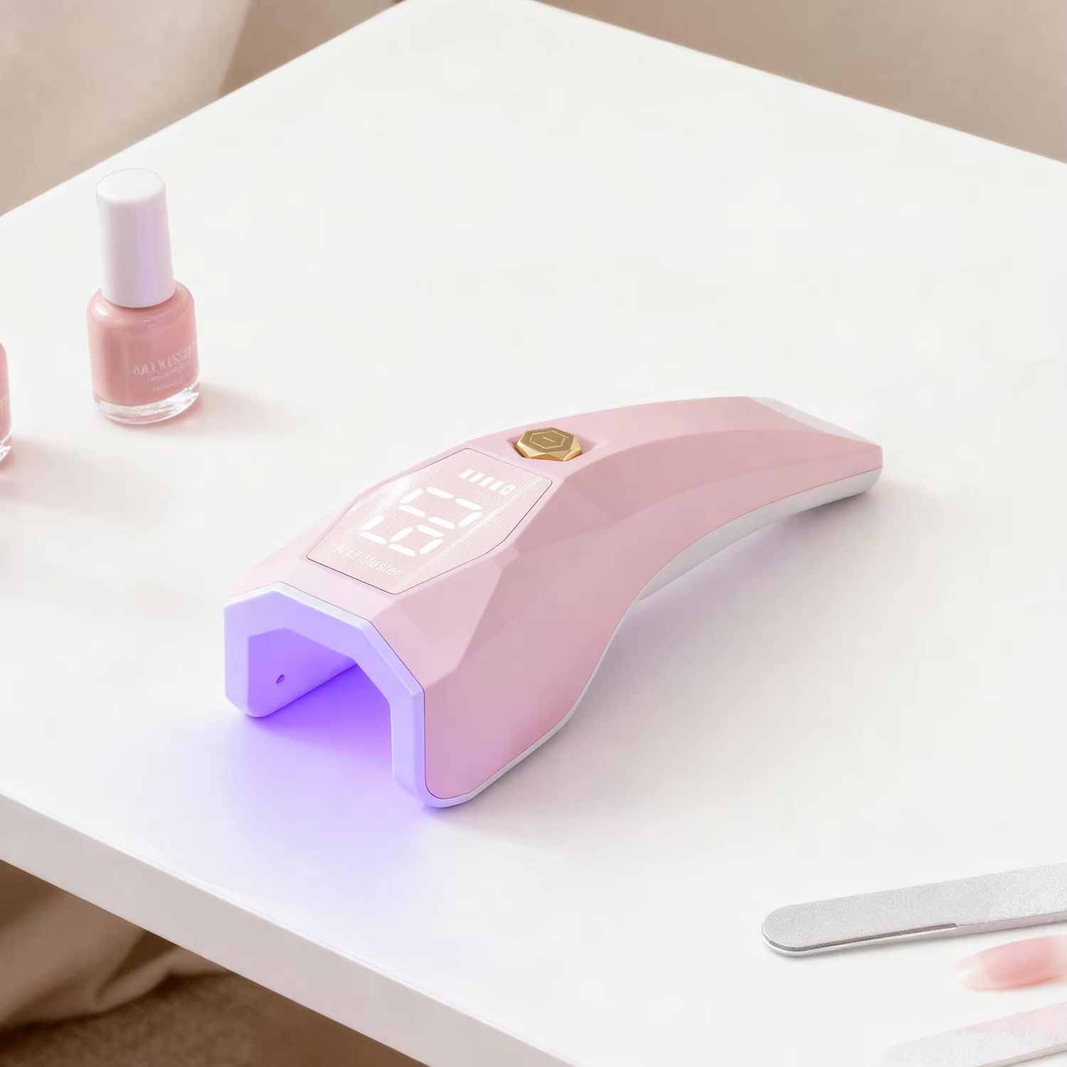 Portable Nail Polish Gel Quick Dry Nail Lamp UV Light Easy Fast Nail Extension Diamond Series Cordless UV LED Curing Lamp