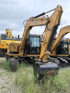 Excavadora de cadenas CAT 308E2 de 8 toneladas, usada, con cabina, para excavación de cimientos y renovación de jardines - Product Image 4