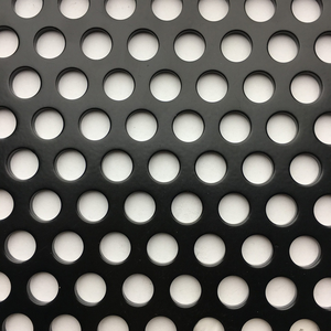 Panneau de treillis métallique perforé galvanisé noir, certifié ISO9001, résistant à la corrosion, conception architecturale, soudage, découpe - Product Image 3