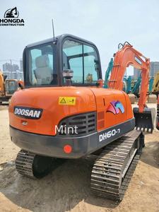 Doosan Mini-pelle d'occasion DH60-7 Moteur de boîte de vitesse de pompe Yanmar Machine d'occasion de construction sur chenilles pour le terrassement - Product Image 3