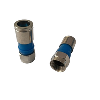Adaptador de RF de conector coaxial macho Squeeze de buena calidad de suministro de fabricante a bajo precio