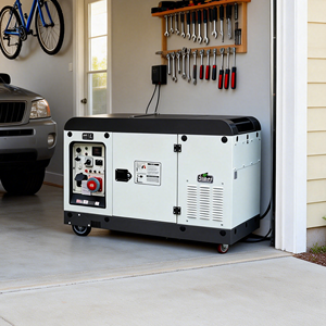Generatore Diesel Super Silenzioso Hiearns 10kVA 12kVA 15kVA 20kVA Raffreddato ad Aria 60Hz 120/240V ATS Avviamento Elettrico per Uso Domestico <span class=keywords><strong>e</strong></span> Commerciale - Product Image 3