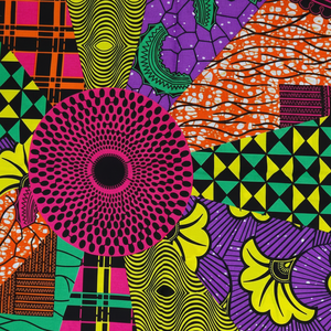 Tissu de chemise 100% coton de qualité supérieure avec des imprimés africains en wax, doux, coloré, prêt à l'exportation - Product Image 1