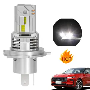 2024 tendance au japon haute puissance 20000lm H4 H/L 1:1 Auto Lampe D45 Voiture LED Phare Ampoule avec tube de cuivre 40W CSP 80W Plug N Play