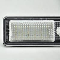 2 pièces, 18 LED super lumineuses, éclairage de plaque d'immatriculation pour Audi A3 S3 A4 S4 B6 A6 C6 A8 Q7 RS4, visibilité nocturne améliorée pour voiture