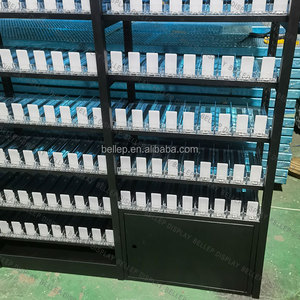 Giá để thuốc lá bằng kim loại gắn tường tùy chỉnh với hộp đèn LED - Product Image 5