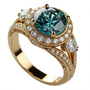 Nouvelle bague tendance pour femme, en laiton plaqué or, incrustée de zircon rouge, avec sertissage à griffes, idéale pour mariage, fiançailles ou comme cadeau de fête. - Product Image 4