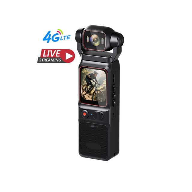 Mini L18 True 4K Anti-Shake Pocket Recorder Sports Camera Outdoor Camcorder Handheld with 1.69" Screen Support TF Memory Card