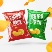 Sachets debout laminés imprimés sur mesure en usine, colorés, anti-odeurs, pour snacks, chips de pommes de terre, chips de maïs, nourriture pour animaux de compagnie, lait