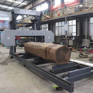 Portable Horizontal Band Sawmill <b>Machine</b> for Large Log Cutting and Timber Processing - Product Image 4