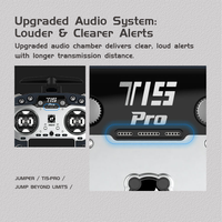 Transmisor Jumper T15Pro Fpg Gimbal Elrs de Código Abierto 2.4G para Carreras Competitivas Fpv Quadcopter Módulo de Control de Aeronaves Rc
