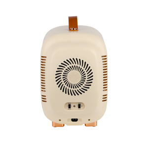 Réfrigérateur de beauté à affichage numérique à lumière LED portable au design rétro beige Offre Spéciale Mini réfrigérateur de maquillage cosmétique 5L - Product Image 6