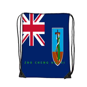 Sac <span class=keywords><strong>de</strong></span> sport à cordon avec drapeau des îles Turcs et Caïcos, sac <span class=keywords><strong>de</strong></span> sport léger en polyester, sac <span class=keywords><strong>de</strong></span> sport portable pour voyage et camping - Product Image 4