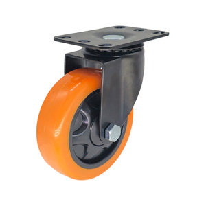 Moyennes roulettes pivotantes durables en PP de 3/4/5 pouces Roues directionnelles universelles pour chariots à main industriels Étagère pour petits chariots - Product Image 1