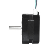 Moteur pas à pas hybride Nema17 42mm 42BYGH24VDC DC 24V 2 phases, arbre de 8,0 mm, couple de 1,0 Nm, courant de 1,2 A pour contrôle de machine CNC