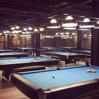 Table de billard en ardoise de 9 pieds, qualité tournoi, logo personnalisable, modèle 4G, construction durable en bois massif et ardoise