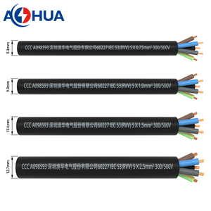 Câble électrique isolé et gainé en PVC pour appareils électriques, 2 conducteurs, 0,5 0,75 1,0 1,5 2,5 <span class=keywords><strong>mm</strong></span> - Product Image 4