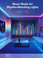 Lampe en cuir de couleur magique intelligente en fil de cuivre de haute qualité pour Bluetooth APP musique contrôle vocal lumières de noël