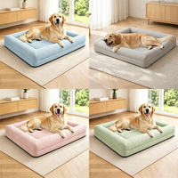 Coussin rafraîchissant pour animaux de compagnie, lit pour chiens et chats, en mousse orthopédique de qualité supérieure, imperméable, avec housse lavable, idéal pour l'été.