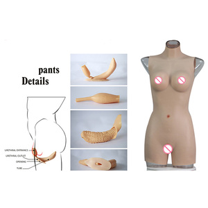 Combinaison en silicone une pièce pour femmes travesties avec vagin et gros seins pour travestis, transgenres, drag queens - Product Image 4
